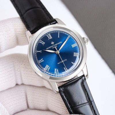Vacheron Constantin Patrimony 9015 Movement 28800/H 40mm Blue/White Face Watch